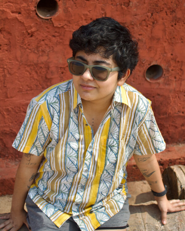 Blue and White Shell