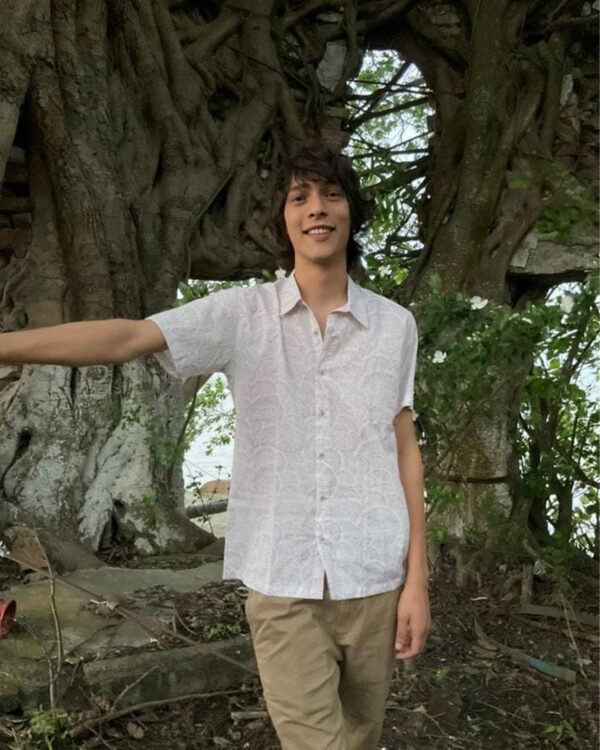 White Mandala Patterned Shirts