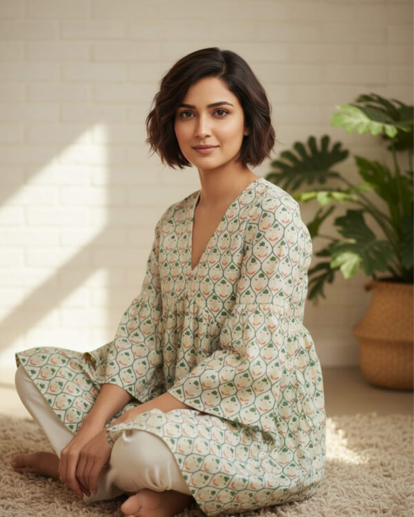Tiranga Peplum Top