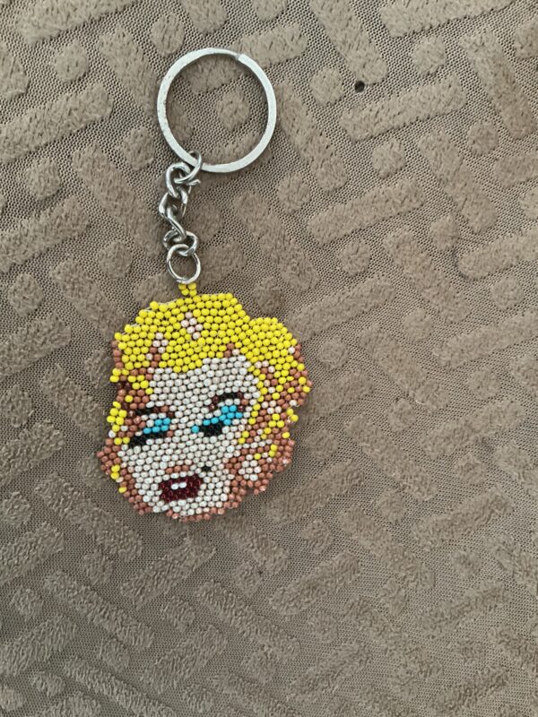 Norma Jean Keychain (Marilyn Monroe)